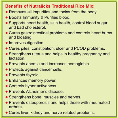 Nutralicks Traditional Rice Mix | 200 Grams